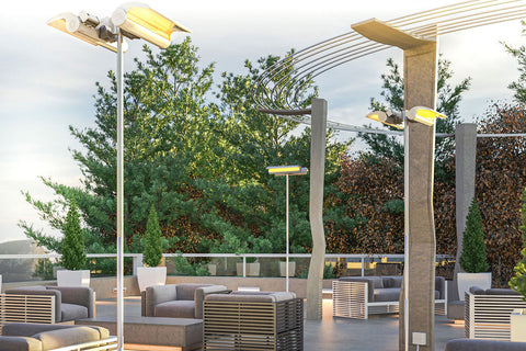 Image of Dimplex DSH 2000W Outdoor Indoor Electric Heater | DSH Infrared Electric Heater | DSH20W