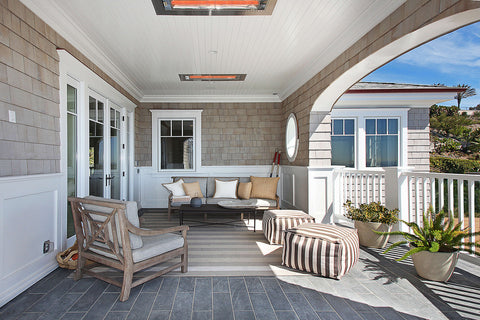 Image of Infratech CD Series Dual Element 3000 Watt 480V Outdoor Electric Heater | Infratech 33 in Electric Radiant Heater | CD3048