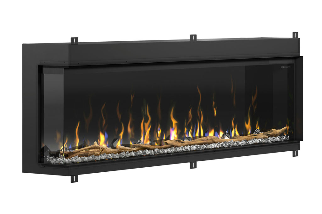 Dimplex Ignite XL Bold 74-In Smart Built-In Linear Electric Fireplace - 3-Sided Multi-Sided Electric Fireplace - XLF7417-XD