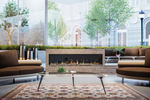 Image of Dimplex Ignite XL Bold 88-In Smart Built-In Linear Electric Fireplace - 3-Sided Multi-Sided Electric Fireplace - XLF8817-XD