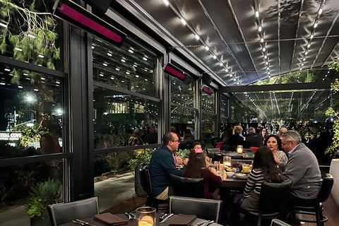 Image of Bromic Platinum Smart-Heat 2300 Watt Outdoor Electric Patio Heater Black | Platinum 33 in Electric Radiant Heater | BH0320003