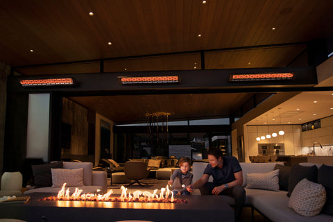 Image of Infratech CD Series Dual Element 4000 Watt 480V Outdoor Electric Heater | Infratech 39 in Electric Radiant Heater | CD4048