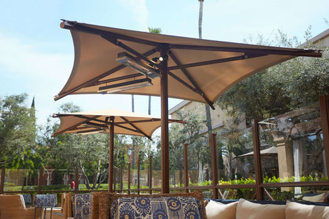 Image of Infratech SL-Series Slimline 1600 Watt 120V Outdoor Electric Heater | Infratech 30 in Electric Radiant Heater | SL1612