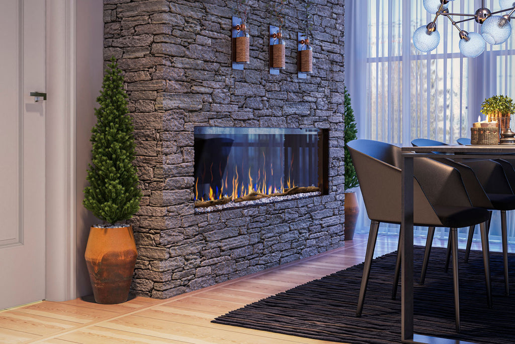 Dimplex Ignite XL Bold 60-In Smart Built-In Linear Electric Fireplace - 3-Sided Multi-Sided Electric Fireplace - XLF6017-XD