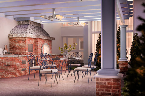 Image of Dimplex DSH 2000W Outdoor Indoor Electric Heater | DSH Infrared Electric Heater | DSH20W