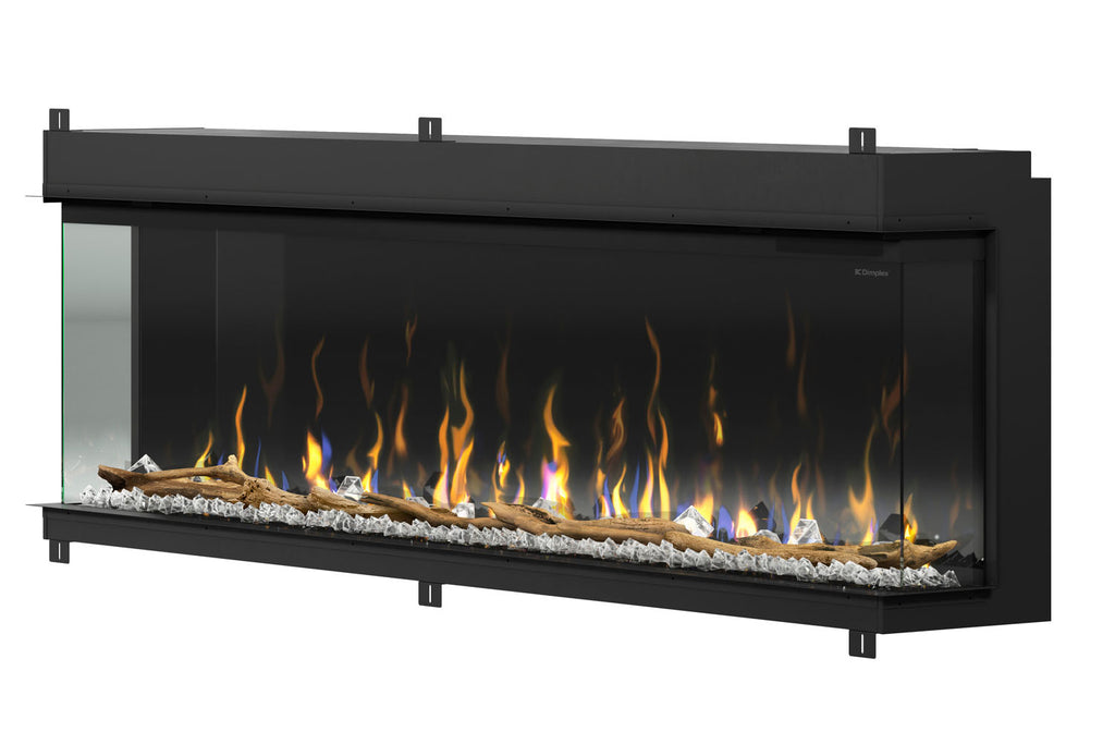 Dimplex Ignite XL Bold 74-In Smart Built-In Linear Electric Fireplace - 3-Sided Multi-Sided Electric Fireplace - XLF7417-XD
