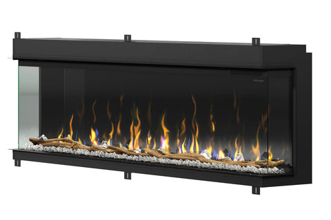 Image of Dimplex Ignite XL Bold 74-In Smart Built-In Linear Electric Fireplace - 3-Sided Multi-Sided Electric Fireplace - XLF7417-XD
