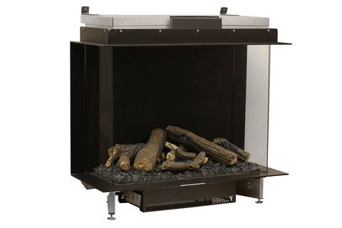 Image of Faber E-Matrix 35 -inch 3-Sided Water Vapor Built-In Electric Fireplace Firebox | FEF3226L3 | Water Myst Fireplace | Electric Fireplaces Depot