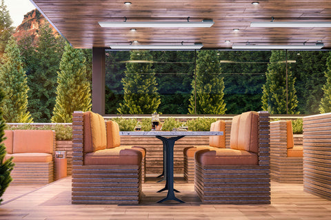 Image of Dimplex DLW 2400W Outdoor Indoor Electric Heater | DLW Radiant Electric Heater | DLW2400W24