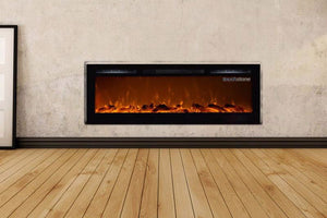 Touchstone Sideline 72 inch Built-in Electric Fireplace - Heater - 80015 - Electric Fireplaces Depot