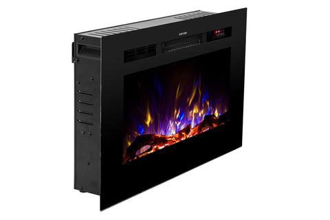 Image of Touchstone Sideline 28 inch Built-in Electric Fireplace - Heater - 80028 - Electric Fireplaces Depot