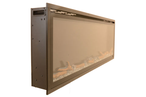 Image of Touchstone Sideline Elite 42 inch Built-In Recessed Flush Mount Electric Fireplace - 80042 - Electric Fireplaces Depot