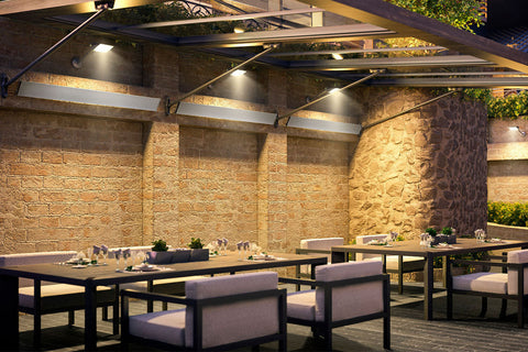 Image of Dimplex DLW 2400W Outdoor Indoor Electric Heater | DLW Radiant Electric Heater | DLW2400W24