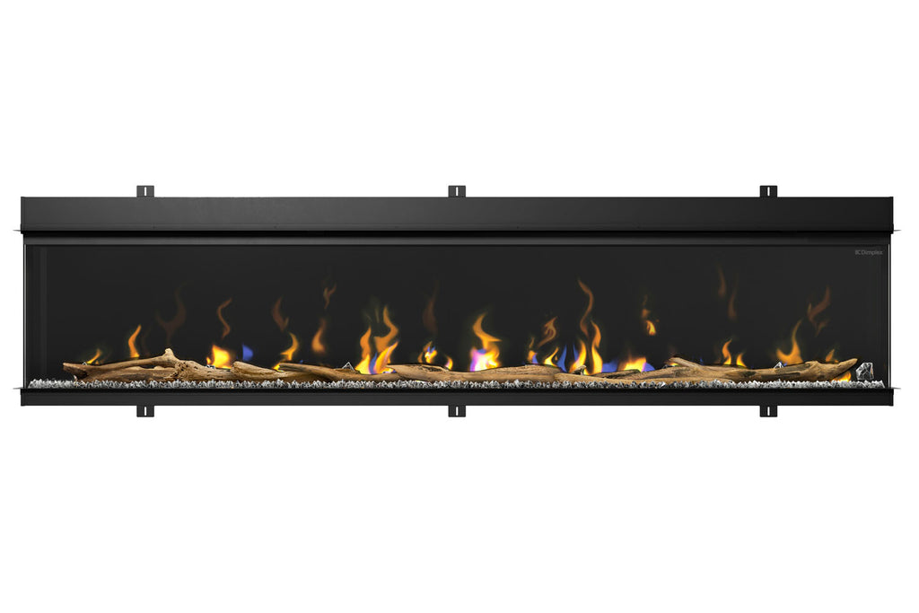 Dimplex Ignite XL Bold 100-In Smart Built-In Linear Electric Fireplace - 3-Sided Multi-Sided Electric Fireplace - XLF10017-XD