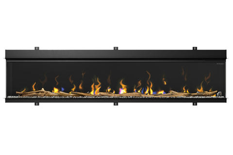 Image of Dimplex Ignite XL Bold 100-In Smart Built-In Linear Electric Fireplace - 3-Sided Multi-Sided Electric Fireplace - XLF10017-XD