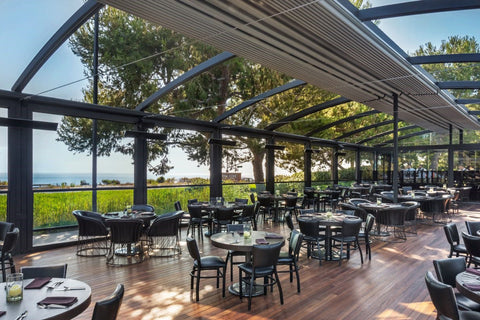 Image of Bromic Platinum Marine Smart-Heat 3400 Watt Outdoor Electric Patio Heater Black | Platinum 50 in Electric Radiant Heater | BH0320016