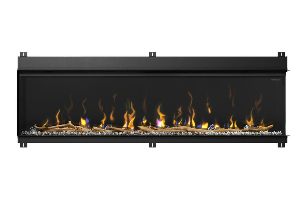 Dimplex Ignite XL Bold 74-In Smart Built-In Linear Electric Fireplace - 3-Sided Multi-Sided Electric Fireplace - XLF7417-XD