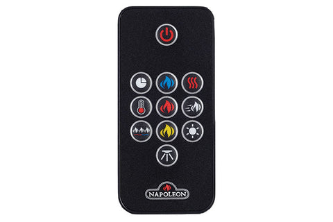 Image of Napoleon Stylus Cara Wall Mount Surface Mount Electric Fireplace with Shelf | NEFP32-5019W | White Modern Electric Firepalce with Logs and Crystals | Electric Fireplaces Depot