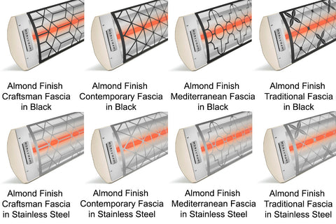 Image of Infratech C Series Single Element 4000 Watt 480V Outdoor Electric Heater | Infratech 61 in Electric Radiant Heater | C4048