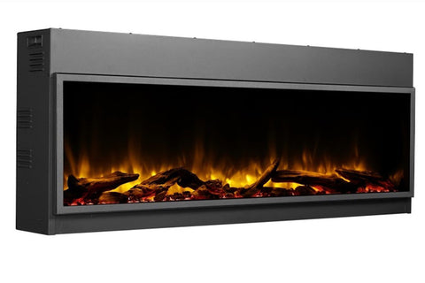 Image of Dynasty Harmony 57 Inch Built In Linear Wall Mount Electric Fireplace | DY-BEF57 | Dynasty Fireplaces | Electric Fireplaces Depot