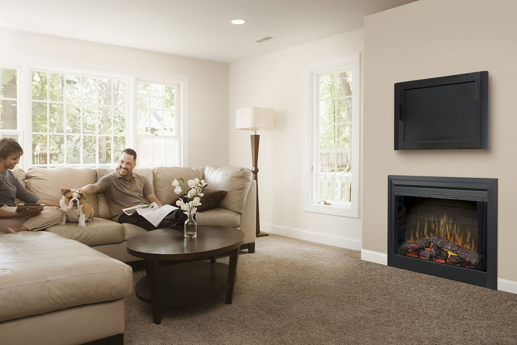 Dimplex 39 inch Deluxe Electric Fireplace Insert - Firebox - Heater - BF39DXP - Electric Fireplaces Depot