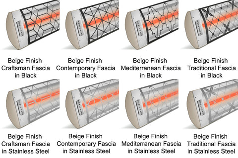 Image of Infratech C Series Single Element 3000 Watt 277V Outdoor Electric Heater | Infratech 61 in Electric Radiant Heater | C3027