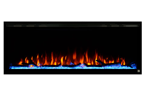 Image of Touchstone Sideline Elite 42 inch Built-In Recessed Flush Mount Electric Fireplace - 80042 - Electric Fireplaces Depot