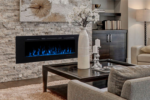 Image of Modern Flames Challenger 60 inch Wall Mount Recessed Linear Electric Fireplace | Affordable Fireplace Insert | CEF-60B | Electric Fireplaces Depot