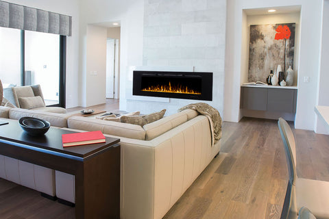 Image of Modern Flames Challenger 60 inch Wall Mount Recessed Linear Electric Fireplace | Affordable Fireplace Insert | CEF-60B | Electric Fireplaces Depot