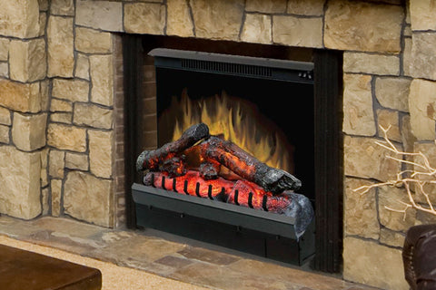 Image of Dimplex 23 Inch Deluxe Electric Fireplace Insert - Log Insert - Heater - DFI23106A - Electric Fireplaces Depot