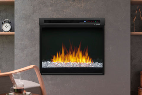 Image of Dimplex 28'' Multi-Fire XHD Plug-In Electric Firebox Insert - Glass | XHD28G
