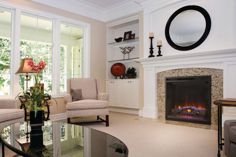 Image of Napoleon Element 36 inch Built In Electric Firebox Insert - Electric Firebox Heater - NEFB36H-BS - Electric Fireplaces Depot