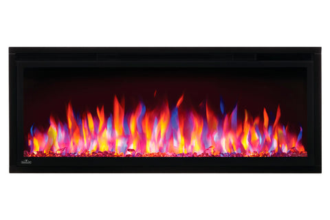Image of Napoleon Entice 42 inch Wall Mount Recessed Linear Electric Fireplace | Built in Electric Insert | NEFL42CFH | Electric Fireplaces Depot