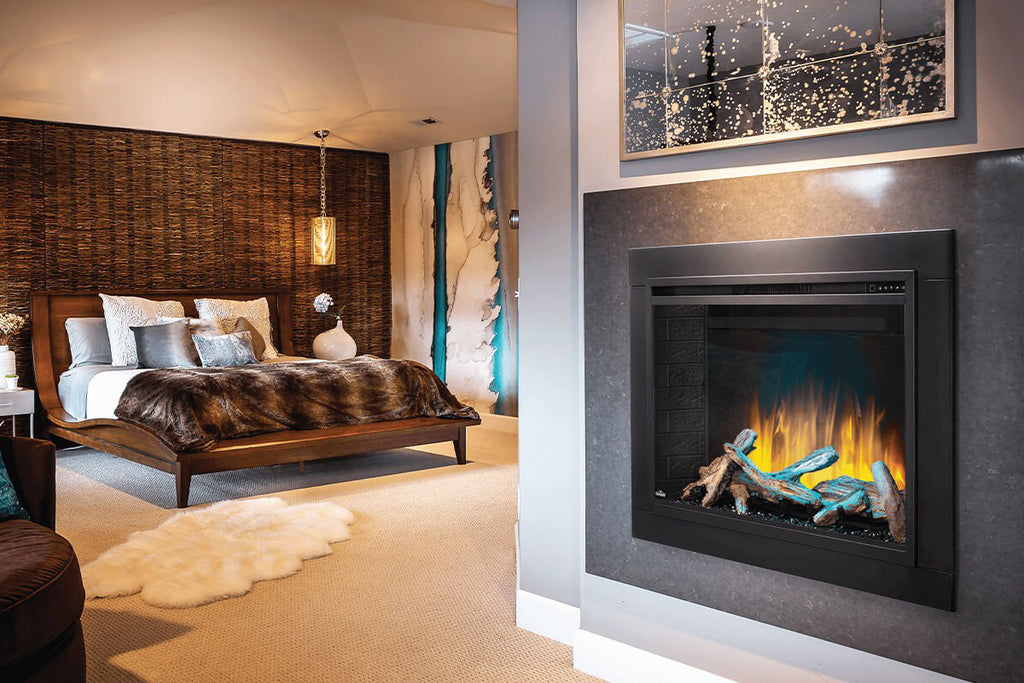 Napoleon Element 42 inch Built In Electric Firebox Insert - Electric Firebox Heater - NEFB42H-BS - CEFB42H-BS