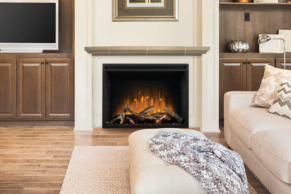 Napoleon Element 42 inch Built In Electric Firebox Insert - Electric Firebox Heater - NEFB42H-BS - CEFB42H-BS