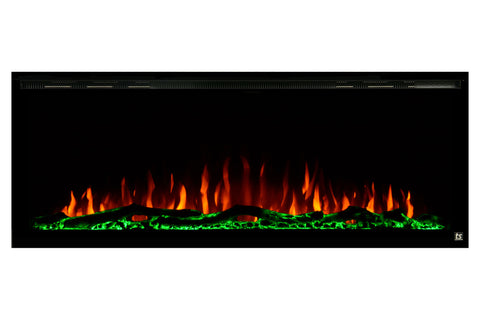 Image of Touchstone Sideline Elite 42 inch Built-In Recessed Flush Mount Electric Fireplace - 80042 - Electric Fireplaces Depot
