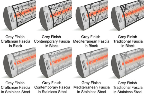 Image of Infratech C Series Single Element 3000 Watt 240V Outdoor Electric Heater | Infratech 61 in Electric Radiant Heater | C3024