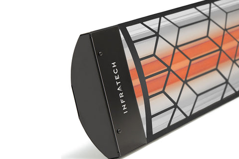 Image of Infratech Motif Craftsman Fascia Kit for Double Element Heater | Black