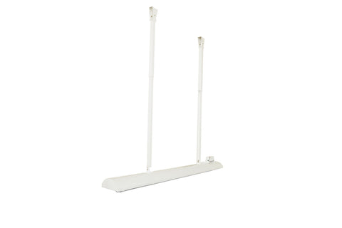 Image of Infratech C-Series CD-Series Adjustable Mounting Drop Pole in White Finish | Infratech Drop Pole Kit | 13-1246WH
