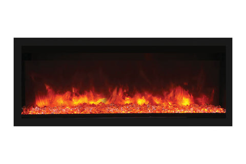 Image of Remii 45 inch Extra Tall Built-In Indoor Outdoor Electric Fireplace | Heater | 102745-XT | Electric Fireplaces Depot