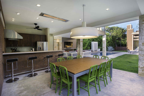 Image of Infratech W Series Single Element 3000 Watt 480V Outdoor Infrared Electric Heater | Infratech 61 1/4 in Radiant Heater | W3048