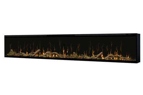 Image of Dimplex Ignite XL 100 inch Electric Fireplace with Driftwood Log Kit - XLF100