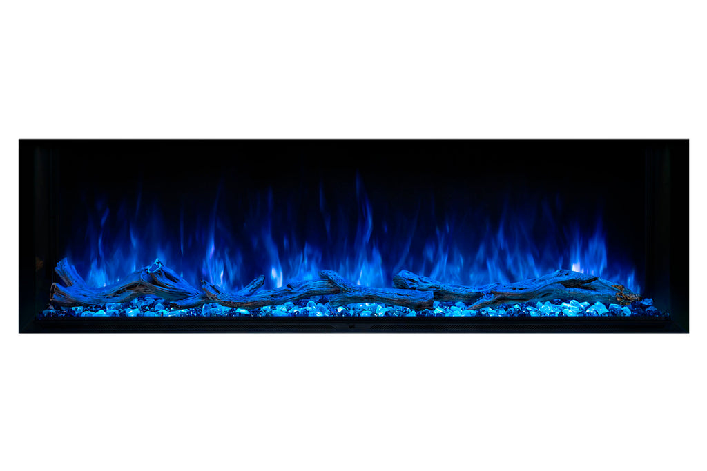 Modern Flames Landscape Pro Multi 56-inch 3 Sided and 2 Sided Built In Wall Mount Linear Electric Fireplace | LPM-5616 | Electric Fireplaces Depot