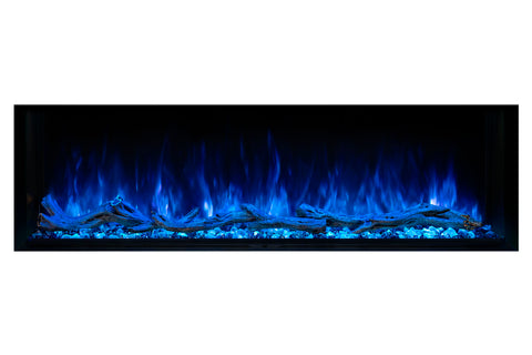 Image of Modern Flames Landscape Pro Multi 56-inch 3 Sided and 2 Sided Built In Wall Mount Linear Electric Fireplace | LPM-5616 | Electric Fireplaces Depot