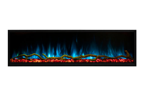Image of Modern Flames Landscape Pro Slim 44-inch Built In Wall Mount Linear Electric Fireplace | LPS-4414 | Electric Fireplaces Depot