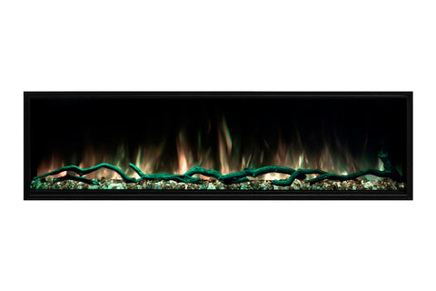 Image of Modern Flames Landscape Pro Slim 44-inch Built In Wall Mount Linear Electric Fireplace | LPS-4414 | Electric Fireplaces Depot