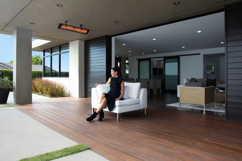 Image of Infratech Motif Traditional Double Element Decorative Fascia Kit in Black Finish | BL4D39 BL4D61