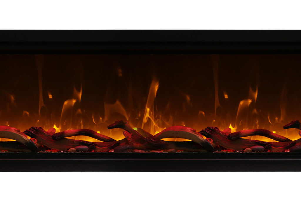 Remii 65 inch Extra Tall Built-In Indoor Outdoor Electric Fireplace | Heater | 102765-XT | Electric Fireplaces Depot