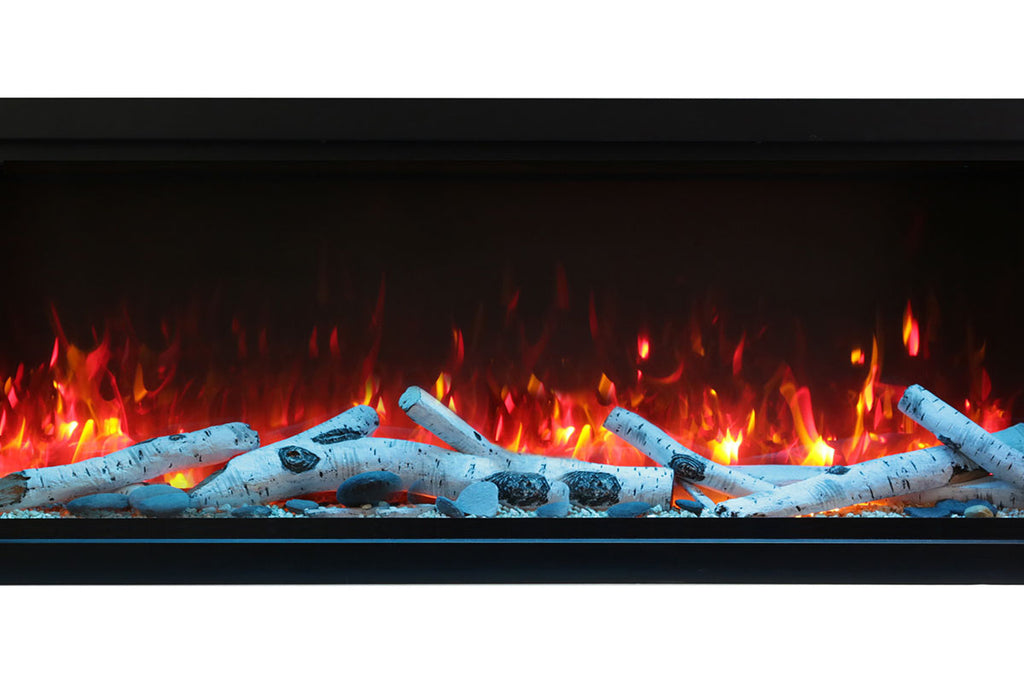 Remii 65 inch Extra Tall Built-In Indoor Outdoor Electric Fireplace | Heater | 102765-XT | Electric Fireplaces Depot