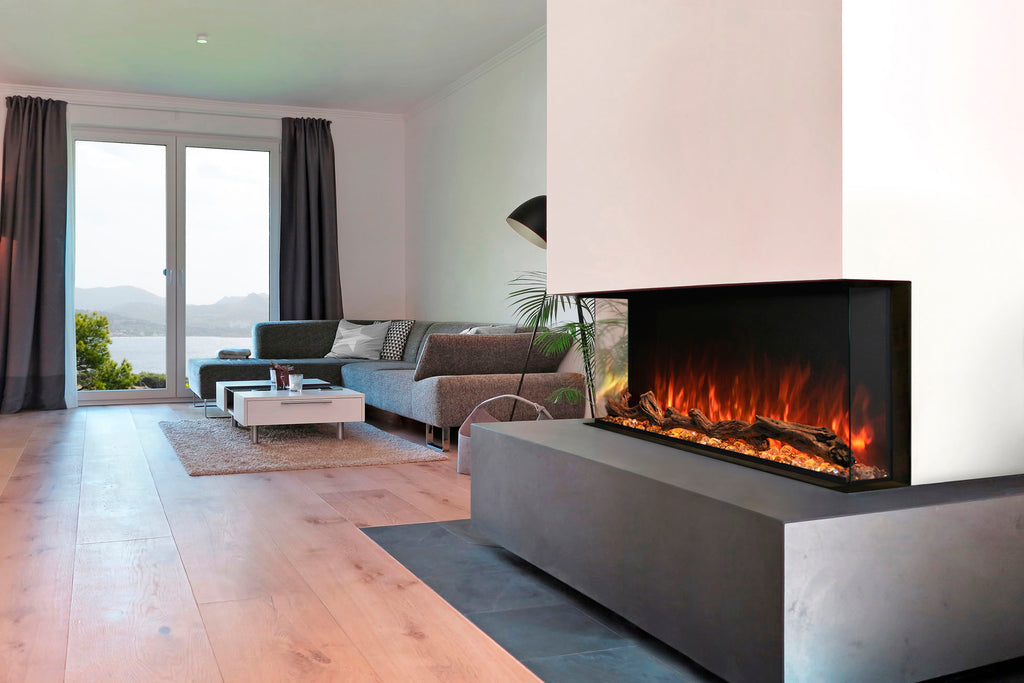 Modern Flames Landscape Pro Multi 44-inch 3 Sided and 2 Sided Built In Wall Mount Linear Electric Fireplace | LPM-4416 | Electric Fireplaces Depot